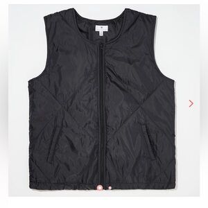 SOCIALITE Black lightweight Quilted Vest - L/XL